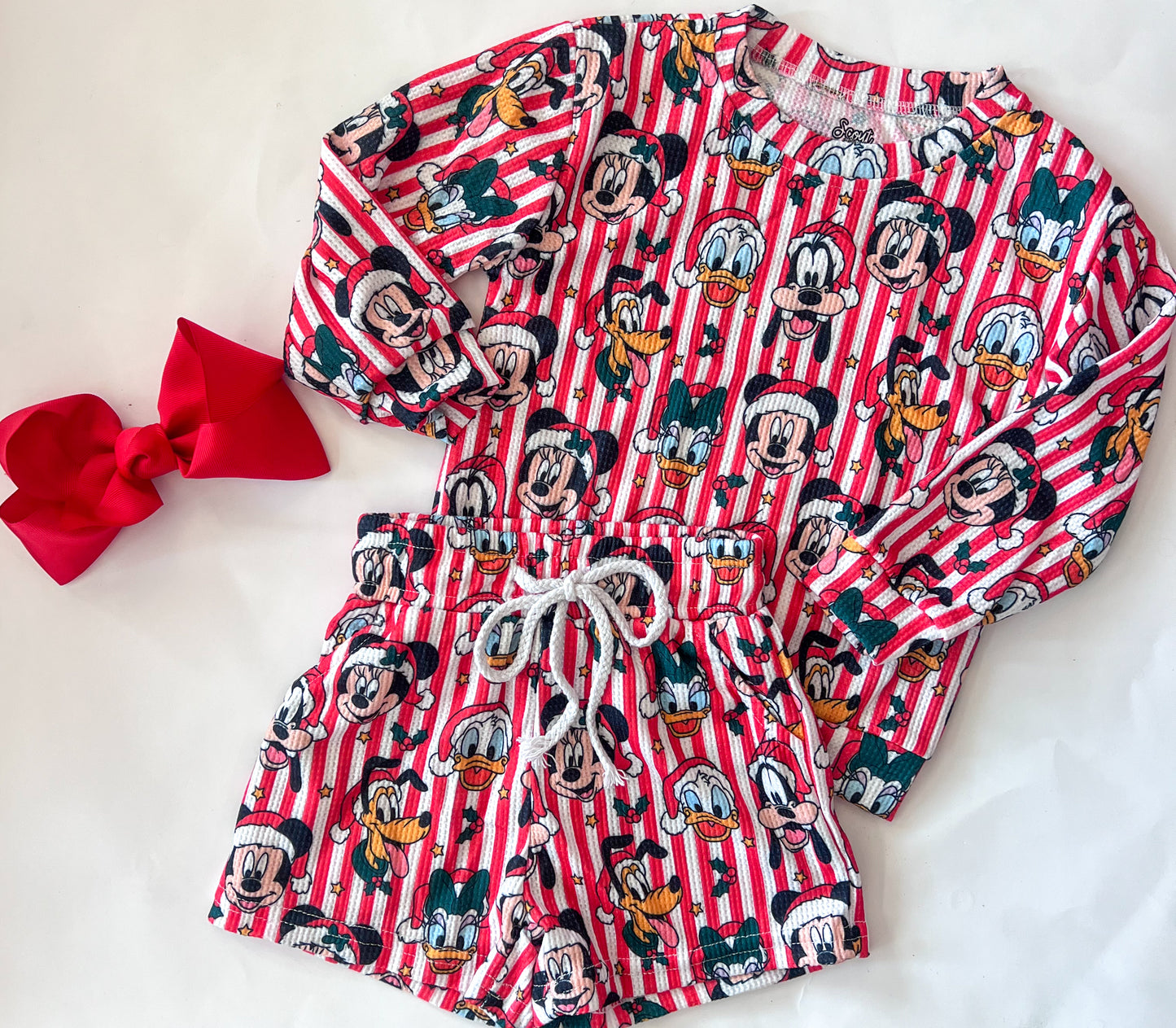 Christmas Sensational Six Waffle Set - Long Sleeve