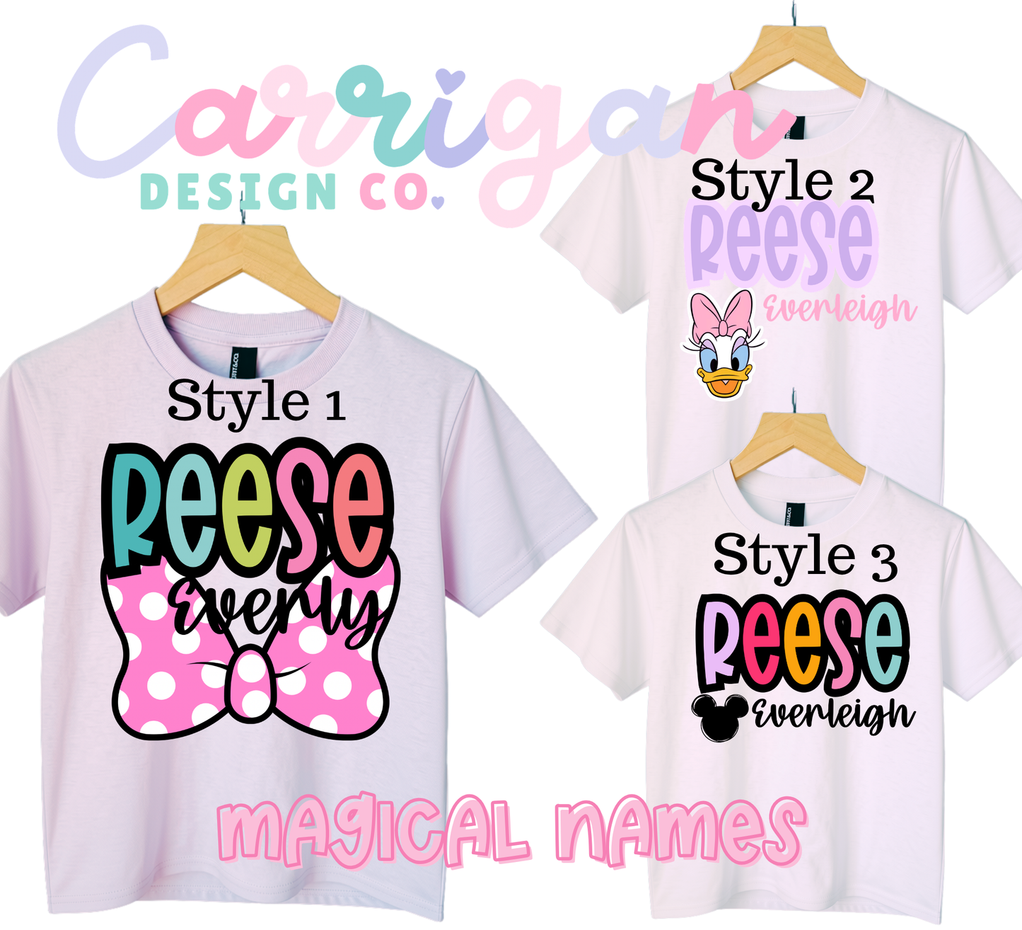 Magical Name Tee (PREORDER ETA 10 DAYS)