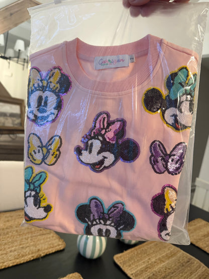 READY TO SHIP Adult Sequin Mouse Top