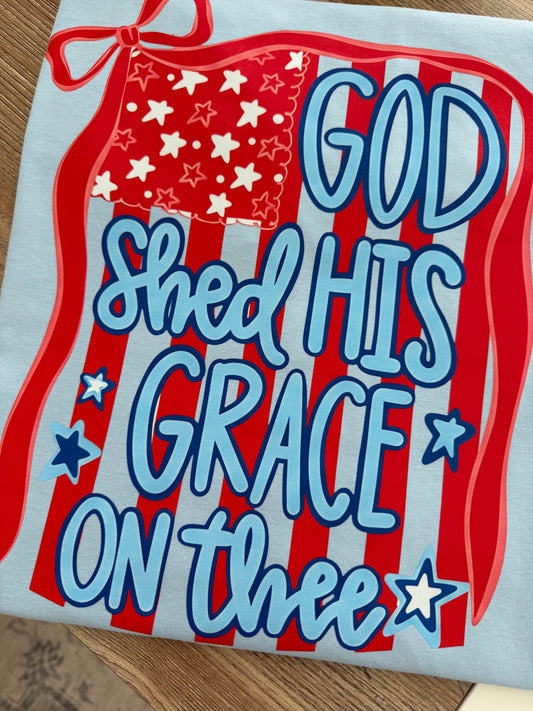 God Shed His Grace Tee (PREORDER ETA 10 DAYS)