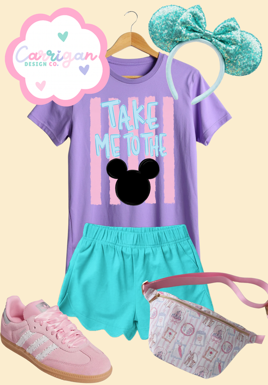 Take Me to the Mouse Tee PURPLE (PREORDER ETA 10 DAYS)
