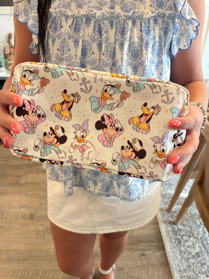 READY TO SHIP Nylon Zippered Bag - Cruising Cuties