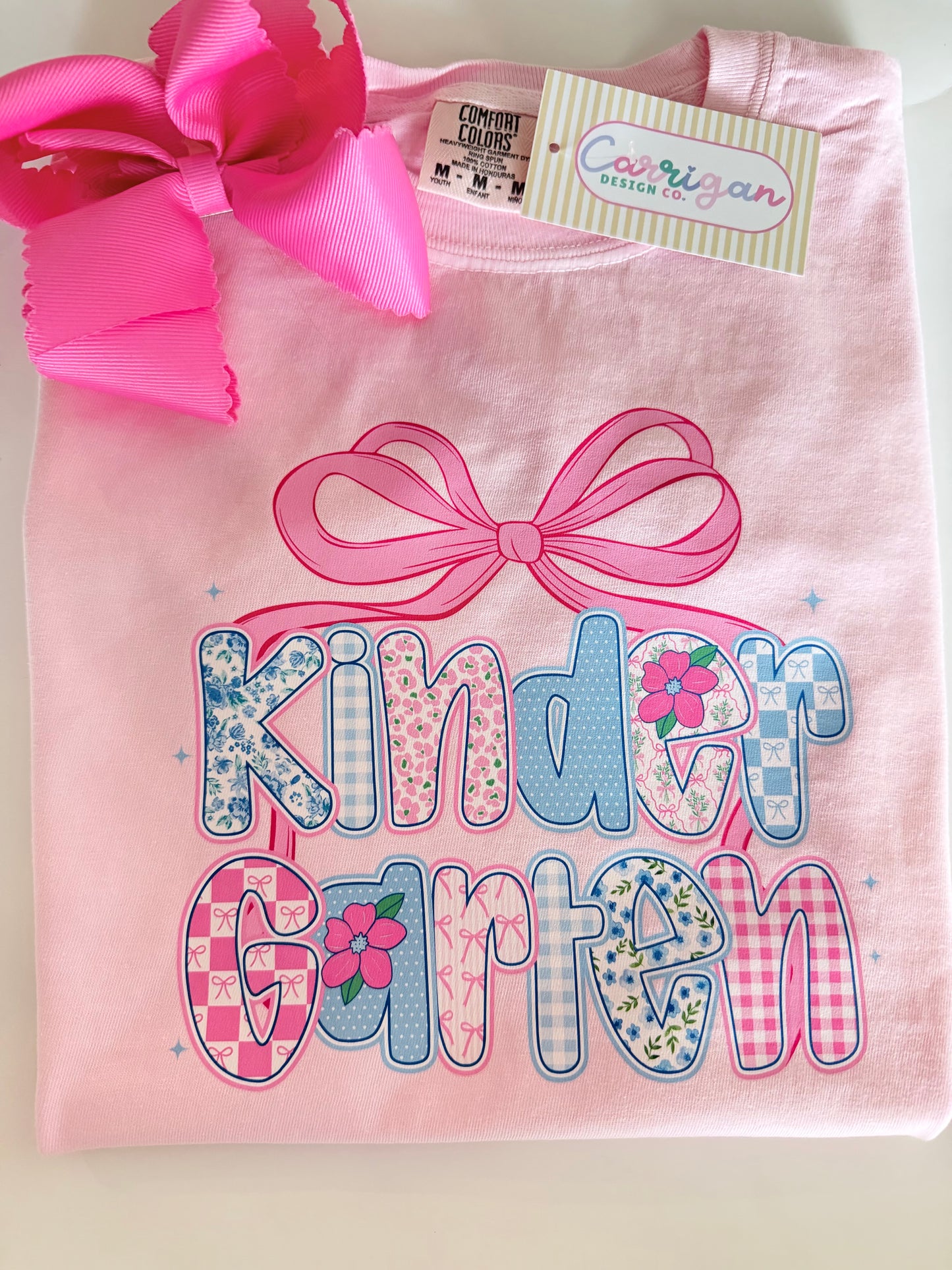 Floral Bow Grade Tee  (PREORDER ETA 10 DAYS)