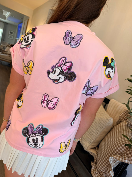 READY TO SHIP Adult Sequin Mouse Top