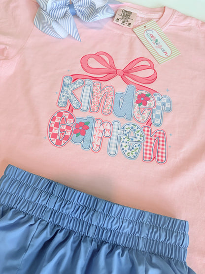 Floral Bow Grade Tee  (PREORDER ETA 10 DAYS)
