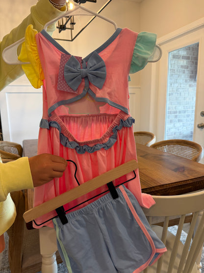 CONSIGNMENT ITEM: Mouse Colorblock Short Set 5/6 (NWT)