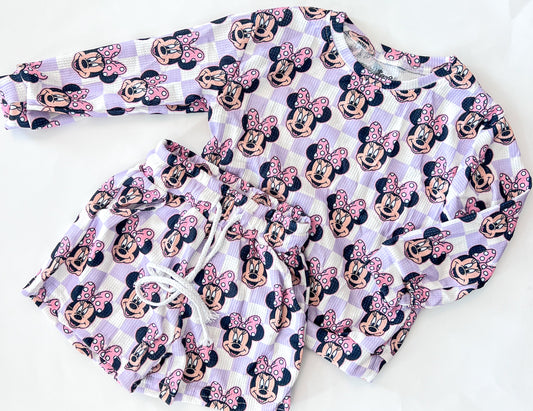 Magical Mouse Waffle Set -LONG SLEEVE
