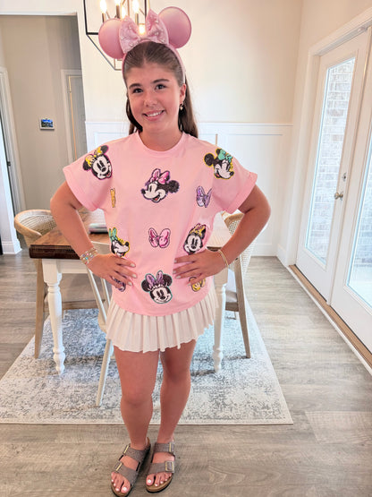 READY TO SHIP Adult Sequin Mouse Top