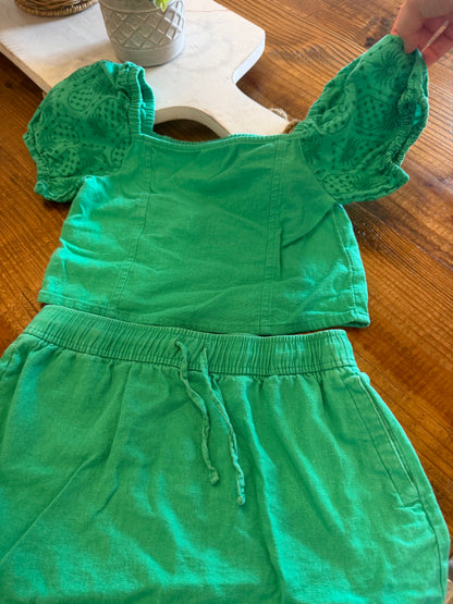 CONSIGNMENT ITEM: Old Navy Youth Large (10/12) Linen Skirt Set (GUC)