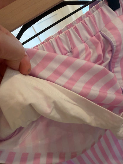 CONSIGNMENT ITEM: Castle Skirt Set- shorts attached SIZE 5/6 (Worn once - pink wash spots on shorts underneath)