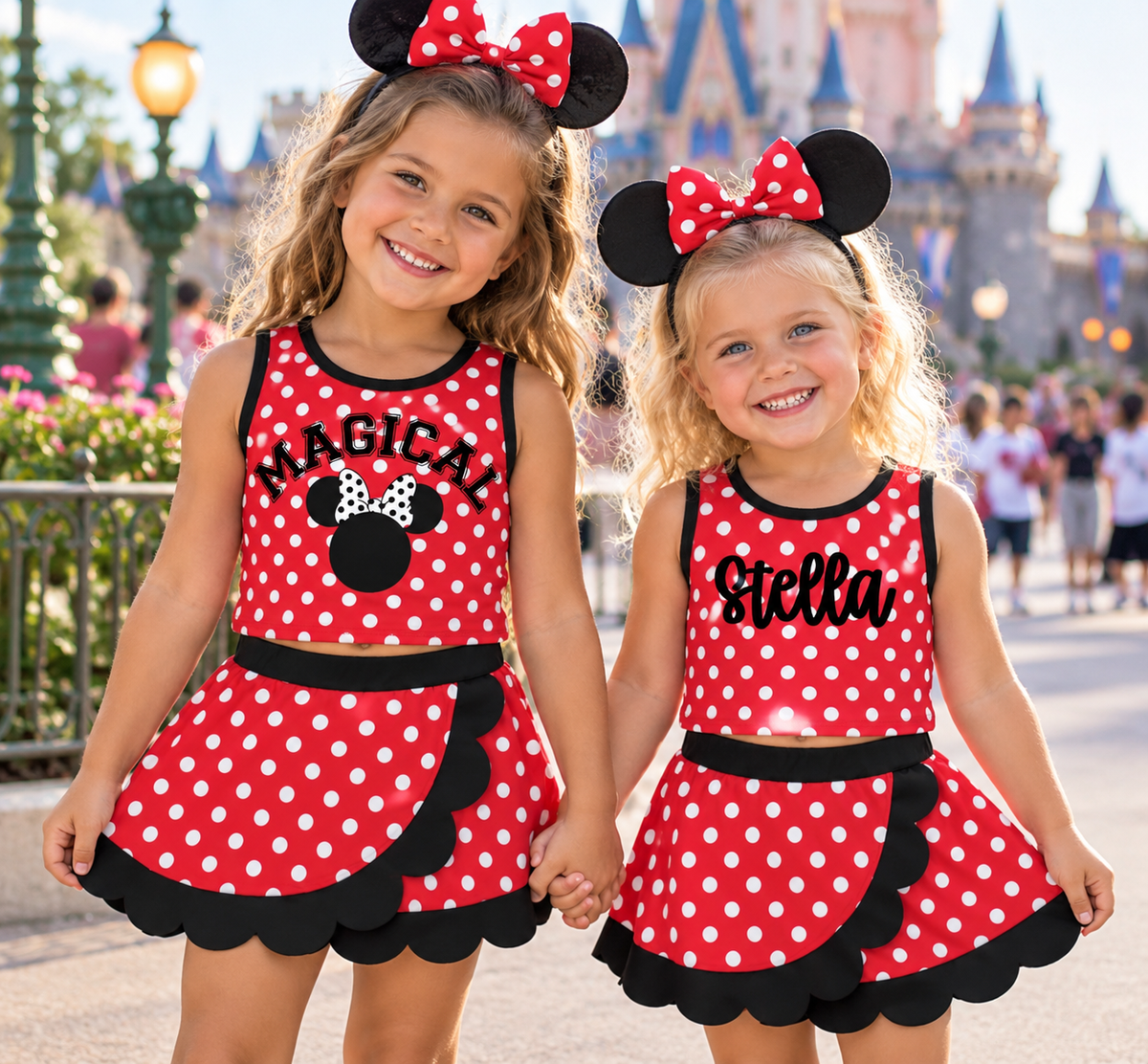 Red Dot Skirt Sets (PREORDER ETA late September)