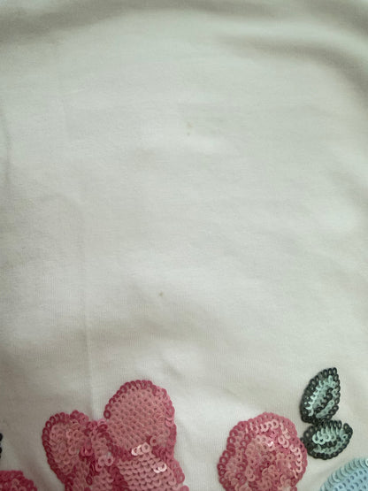 CONSIGNMENT ITEM: Sequin Castle Top ADULT M (WORN ONCE- SMALL UNTREATED AREA ON FRONT)