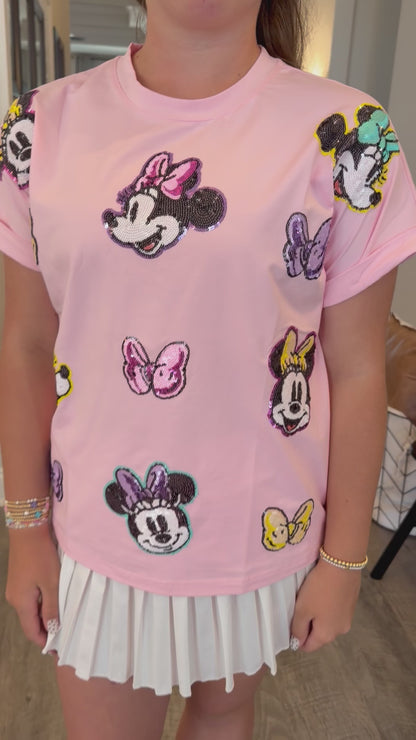 READY TO SHIP Adult Sequin Mouse Top
